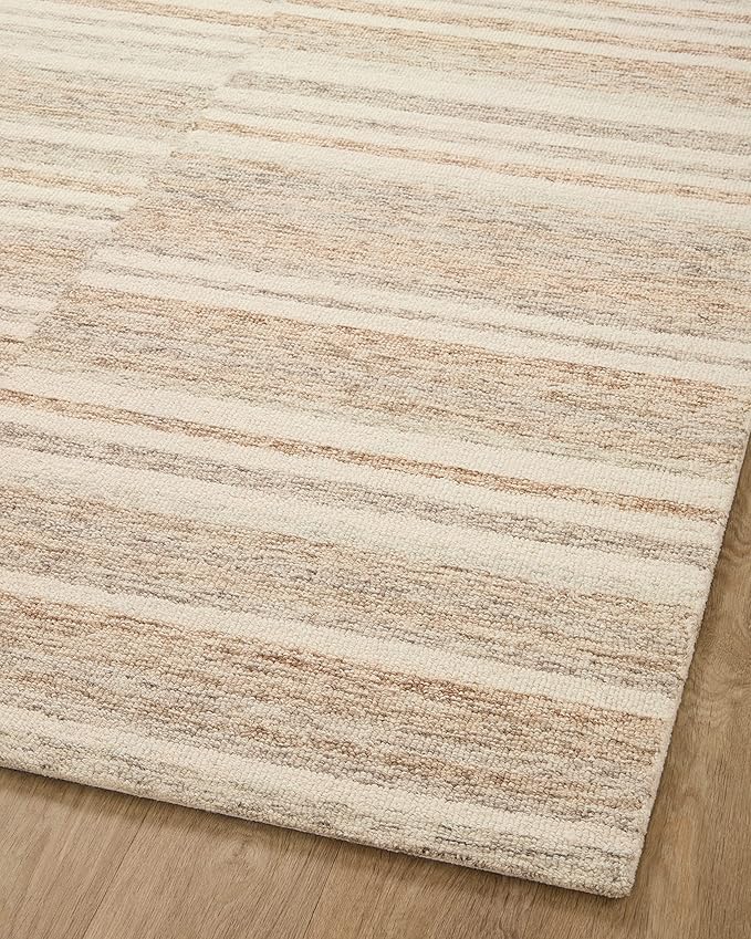 Loloi Chris Loves Julia Chris Collection CHR-03 Ivory/Clay 11'-6'' x 15', .50" Pile Height, Area Rug