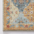 LUMI Washable Area Rug 8x10 for Living Room, Ultra Soft Stain Resistant Carpet with Non Slip Rubber Backing, Non-Shedding Low Pile Rugs for Bedroom, Dining Room, Indoor, Office