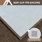 COSY HOMEER Door Mat 20”x32”,Absorbent Dirt Trapper Entryway Rugs,Non-Slip Welcome Mat,Washable Entry Rugs,Low Pile Doormat for Front Back Door,Wet Shoes & Paws,Brown