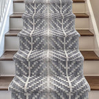 Well Woven Custom Size Hallway & Stair Runner- Harlow Rhodes Grey 31 Inches Wide x 50 Feet Long Runner (31" x 50') Runner Rug - Contemporary Design, Ultra-Soft, Easy-Clean