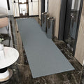 Ottomanson 2' x 32' Hallway Runner with Scraper Pile Extra Durable Non-Slip Rug Mat for Indoor & Outdoor Use - Ideal for Kitchen, Entryway, Patio & Garage - High-Traffic Carpet, Gray