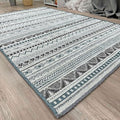 Alfa Rich 3x10 Blue Gray White Washable Area Rugs for Living Room Hallway Kitchen Decor Runner