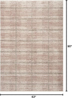 Loloi Angela Rose Ember Collection EMB-06 Clay/Mist 5'-3" x 7'-6" Area Rug