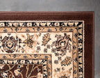 Unique Loom Sialk Hill Collection Area Rug - Washington (2' 2" x 3' 1" Rectangle Brown/Black)