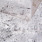 Rugs.com Leipzig Collection Area Rug – 8' x 10' Grey Low-Pile Rug Perfect for Living Rooms, Large Dining Rooms, Open Floorplans