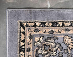 Unique Loom Sialk Hill Collection Area Rug - Washington (9' 10" x 13' 1" Rectangle Gray/Black)