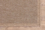 CAMILSON Indoor and Outdoor Runner Rug Natural Herringbone Seagrass Boho Design Easy-Cleaning Non Shedding Fiber Living Room Bedroom Garden Patio and Kitchen Washable Outside Carpet Alfombras (2x7)