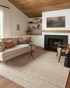 Loloi Angela Rose Rivers Collection RIV-03 Sand/Ivory 7'-9" x 9'-9" Reversible Area Rug