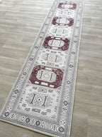Fame Living Faded Oushak Rug, Turkish Vintage Floral Pastel Large Oversized Area Rugs for Living Room Dining Bedroom Kitchen Bathroom Nursery (848CrRd, 7'5" x 9'8")