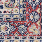 Home Dynamix Premium Sakarya Traditional Medallion Border Area Rug, Ivory/Red, 7'9"x10'8" Rectangle