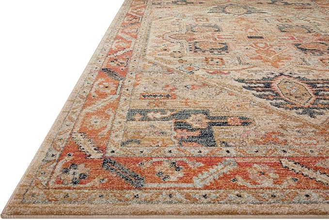 Loloi Jocelyn Collection JOC-01 Sand/Multi 2'-3" x 7'-6" .38" Thick Runner Rug