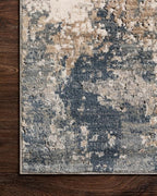 Loloi Teagan Collection TEA-06 Sand/Mist 2'-8" x 10'-6" Runner Rug, Large, Soft Neutral Rug, High-Traffic for Living Room, Bedroom, Home Office, Dining Area