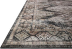 Loloi Amber Lewis Josie Collection JOS-04 Ink/Earth 9'-0" x 12'-0", .13" Pile Height, Low Profile, Machine Washable, Area Rug