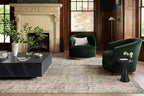 Loloi Margot Collection MAT-01 Antique/Sage 2'-6" x 11'-6" Runner Rug feat. CloudPile, No-Shed Easy Clean Large Patterned Area Rug for Living Room, Bedroom, Dining Area