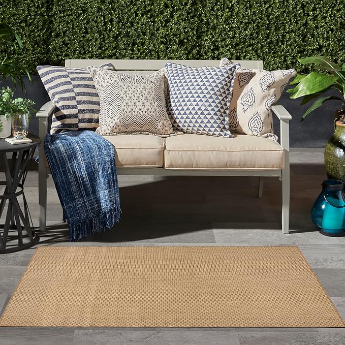 Nourison Home Courtyard 3' x 5' Jute Fabric Area Rug