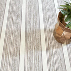 Dash & Albert Ellington Stripe Grey Machine Washable Rug, Runner-2.5 X 8 Feet, Grey Stripe Pattern