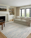 Loloi Kamala Collection KAM-04 Sky/Dove 5'-3" x 7'-9" Area Rug