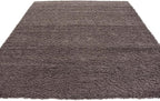 Unique Loom Solid Shag Collection Area Rug (8' Square, Graphite Gray)