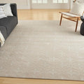 Nourison Home Nourison Essentials Ivory Beige 8' x 10' Area Rug - Easy Clean, Non Shedding, Bed Room, Living Room, Dining Room, Kitchen (8' x 10')