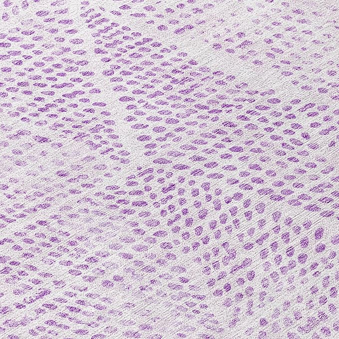 Addison Rugs Chantille ACN591 Purple 8' x 10' Indoor Outdoor Area Rug, Easy Clean, Machine Washable, Non Shedding, Bedroom, Living Room, Dining Room, Kitchen, Patio Rug