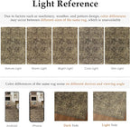 5x7 Brown Washable Vintage Runner Rug for Living Room Bedroom Soft Tranditional Non Slip Large Throw Rug Lightweight Floral Low Pile Distressed Carpet Laundry Dining Room Kitchen Office