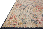 Loloi Jocelyn Collection JOC-07 Khaki/Multi 5'-5" x 7'-6" .38" Thick Area Rug