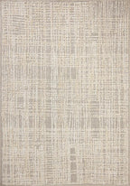 Loloi Amber Lewis Bexley Collection BEX-07 Natural/Dove 2'-7" x 10'-0" Runner Rug Neutral, Textured, Living, Bedroom, Dining, Carpet