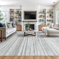 Valenrug Washable Rugs 6x9 - Non Slip 6x9 Area Rugs for Living Room, Stain Resistant Area Rugs for Bedroom, Foldable Machine Washable Area Rug(6'x9', Grey)