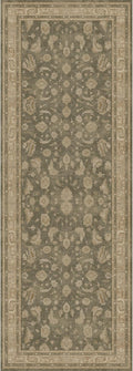 Kuden 2'6"x12 Runner Rug, Machine Washable Area Rug with Non-Slip Backing, Vintage Style, Soft, Easy Clean, Low Pile Rug for Hallway, Entryway, Kitchen, Bedroom