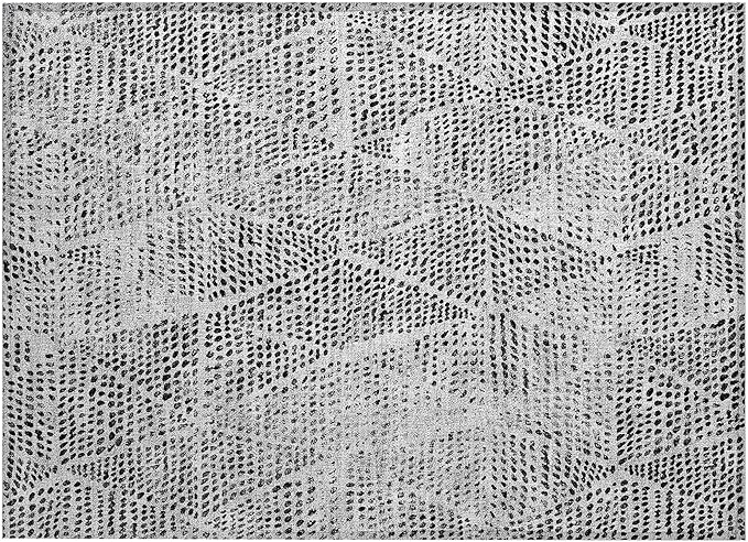 Addison Rugs Chantille ACN591 Pewter 1'8" x 2'6" Indoor Outdoor Area Rug, Easy Clean, Machine Washable, Non Shedding, Bedroom, Living Room, Dining Room, Kitchen, Patio Rug