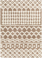 Livabliss Hapsburg Moroccan Shag Area Rug,6'7" x 9'6",Dark Brown