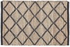 REDEARTH · Jute Cotton Area Rug - 2'x3' Rectangular Rug, Sustainable Handwoven, Non-Shedding, Soft & Durable – Reversible, Neutral Tones for Home Décor in Living Room, Dining Room, Bedroom
