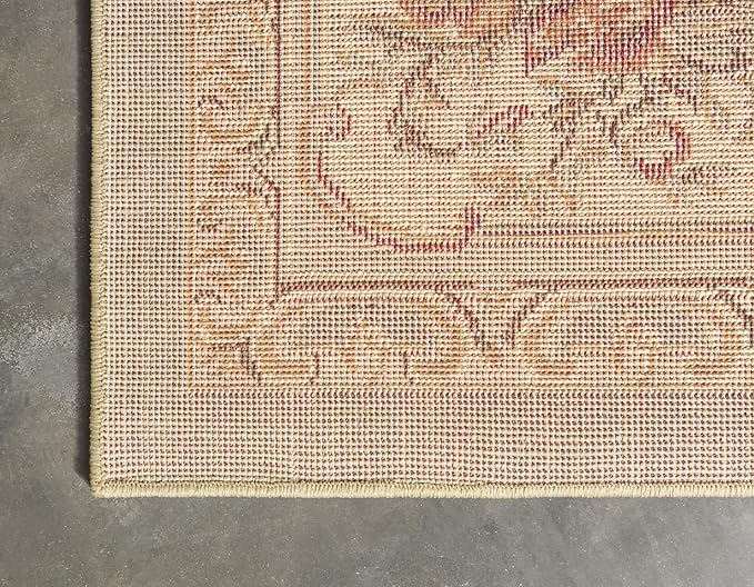 Unique Loom Versailles Collection Traditional Classic Floral Motif Area Rug (2' 7 x 12' 0 Runner, Green/Ivory)