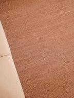 Rugsotic Carpets Hand Woven Flat Weave Kilim Wool ECO-Friendly Area Rugs - 9'x12', Rectangle Shape, Light Brown Color, Solid Plain Design, Low Pile Handmade Rugs for Living Room (D00111)
