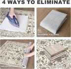 KILOCOCO Hallway Runner 2x5 Kitchen Runner Rug Printed Vintage Floral Washable Non-Slip Rubber Backed Runners for Hallways Laundry Room Distressed Boho Rugs for Entryway Bedroom, Beige/Brown
