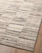 Loloi Darby Collection DAR-01 Charcoal/Sand 4'-0" x 6'-0" Accent Rug