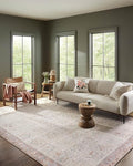 Loloi Rifle Paper Co. Maison Collection MAO-08 Cream 2'-6" x 7'-6", .19" Pile Height, Runner Rug