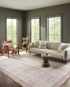 Loloi Rifle Paper Co. Maison Collection MAO-08 Cream 2'-6" x 7'-6", .19" Pile Height, Runner Rug