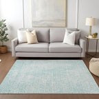 Addison Rugs Chantille ACN591 Aqua 3' x 5' Indoor Outdoor Area Rug, Easy Clean, Machine Washable, Non Shedding, Bedroom, Living Room, Dining Room, Kitchen, Patio Rug