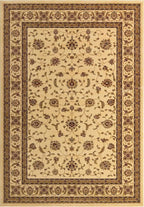 Unique Loom Voyage Collection Traditional Oriental Classic Area Rug (10' 0 x 14' 0 Rectangular, Ivory/Gold)