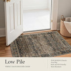 Area Rug Non Slip Machine Washable Ultra Soft Living Room/Bedroom/Kitchen/Outdoor/Classroom Camel, 5'×7'