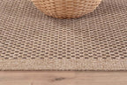 CAMILSON Easy Jute Rug 10x14, Indoor Outdoor Natural Color Fiber Area Rugs for Living Room Patio and Kitchen Rug, Sisal Boho Woven Design, Easy-Cleaning, Washable Outside Carpet Alfombras (10 x 14)