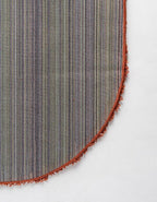 Unique Loom Solid Shag Collection Area Rug (5' 1" x 8' Oval, Terracotta)