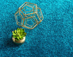 Unique Loom Solo Collection Area Rug - Calabasas (5' 3" x 7' 7" Rectangle, Turquoise)