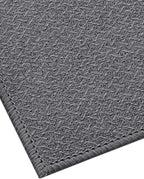 Color&Geometry Door Mat 3'x12' Runner Rug with Rubber Backing, Non Slip Washable Hallway Runner Kitchen Runner Rug, Carpet Runners for Hallway Living Room Bedroom, Grey (Rolled-up NO Creases)