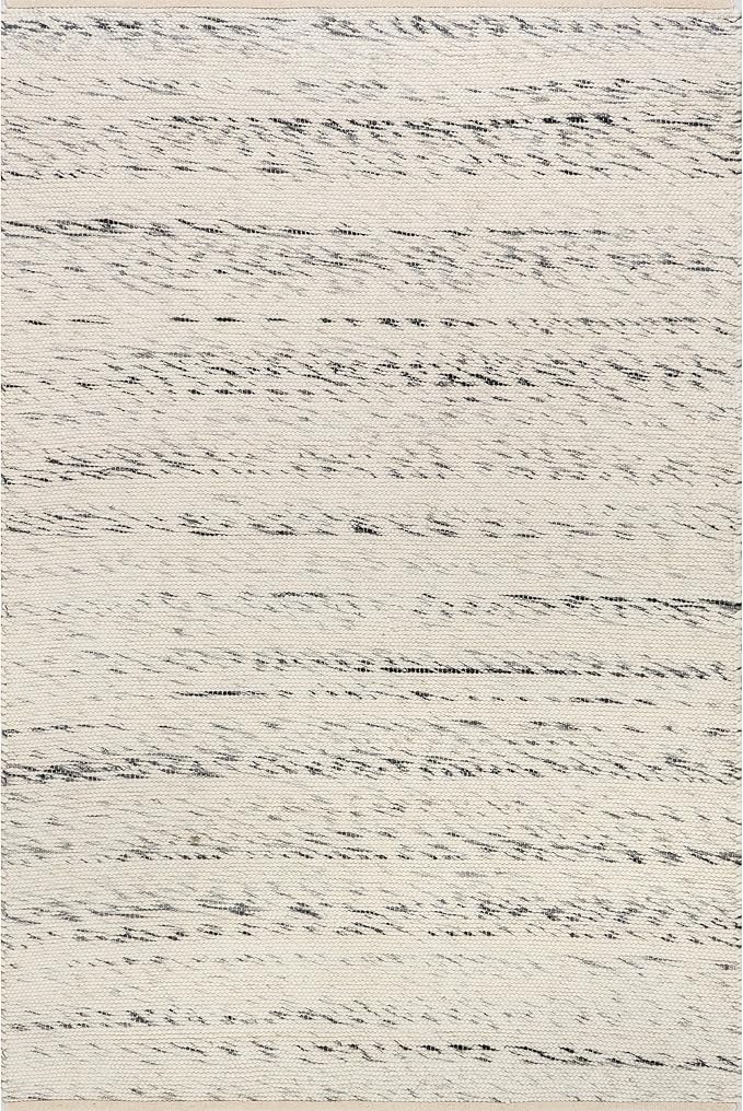 Rugs USA Santa Ynez Ivory/Grey, 5' x 8', Handmade, Marled, Wool & Cotton, Soft and Cozy, High Traffic, Stain Resistant, Easy Clean, Durable Area Rug for Bedroom, Living Room, Dining, Den, Foyer