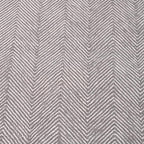Modern Herringbone Chevron Collection Handcrafted Wool Area Rug - Durable, Zigzag Pattern, for High Traffic, Contemporary Design for Living Room, Bedroom, Dining Room Decor (Smoke Grey, 3' x 5')