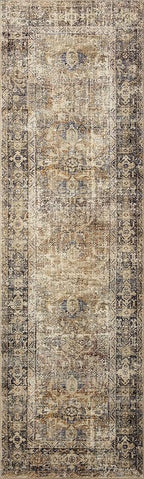 Loloi Amber Lewis Morgan Collection MOG-01 Sunset/Ink 2' x 3'-6" 38" Thick Accent Rug feat. CloudPile, Neutral, Room Décor, Vintage Inspired, Livingroom, Bedroom, Dining Area