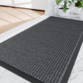 Amyracel Front Door Mat Indoor Outdoor Entrance, 36" x 48" All-Season Waterproof Doormat for Enterway, Heavy Duty Commercial Floor Mat, Fade Resistant, Rubber Back, Low Profile, Easy Clean