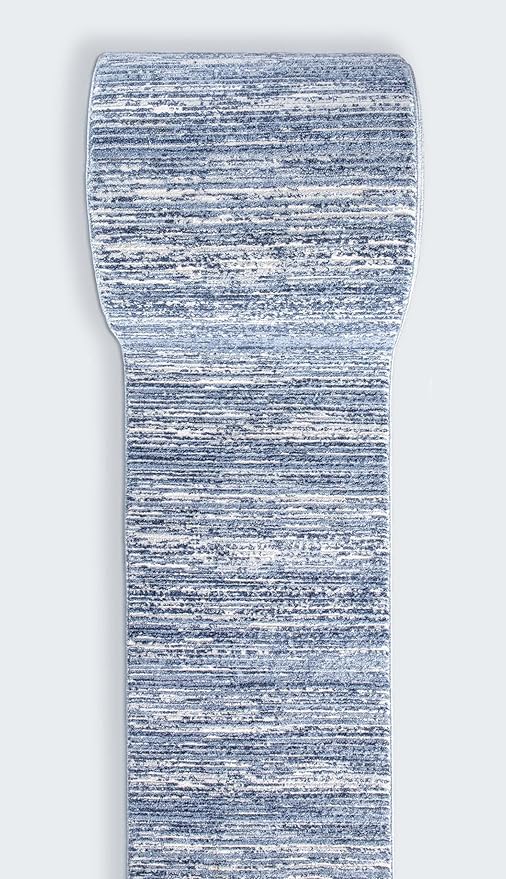 Well Woven Custom Size Hallway & Stair Runner- Harlow Delphi Taupe 31 Inches Wide x 60 Feet Long Runner (31" x 60') Runner Rug - Modern Stripes Pattern, Ultra-Soft, Easy-Clean
